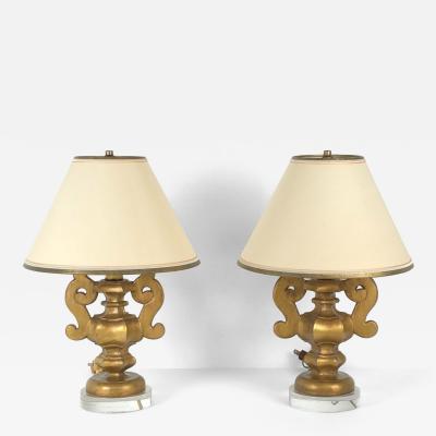 Pair of Italian Antique Urns Mounted as Lamps
