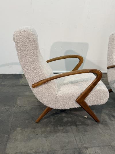 Pair of Italian Armchairs 20th Century