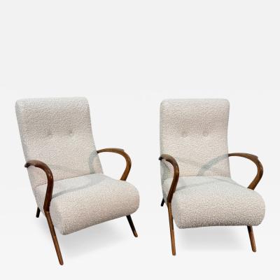 Pair of Italian Armchairs 20th Century