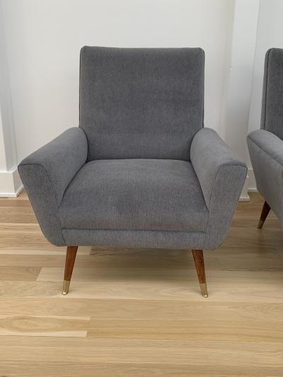 Pair of Italian Armchairs c 1950