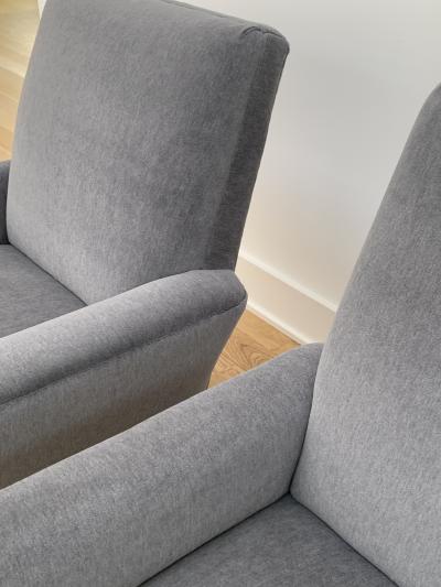 Pair of Italian Armchairs c 1950