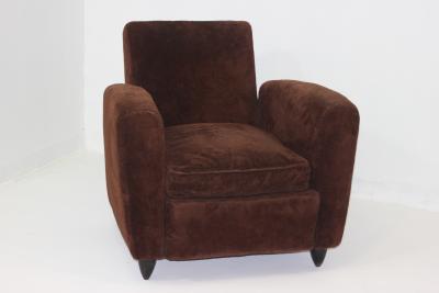 Pair of Italian Art Deco Armchairs 1930 Italy