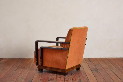 Pair of Italian Art Deco Armchairs