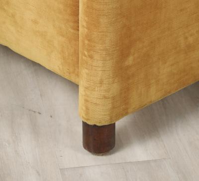 Pair of Italian Art Deco Walnut Lounge Chairs circa 1940