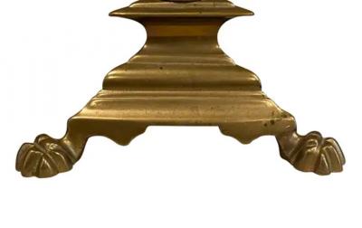 Pair of Italian Baroque Bronze Pricket Candlesticks