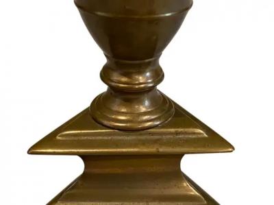 Pair of Italian Baroque Bronze Pricket Candlesticks