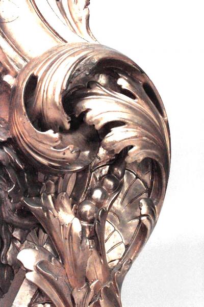 Pair of Italian Baroque Gilt Wood Pedestals