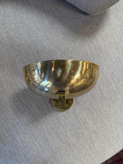 Pair of Italian Bowl Shape Sconces