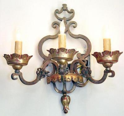 Pair of Italian Bronze Sconces