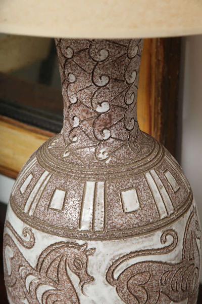 Pair of Italian Ceramic Lamps