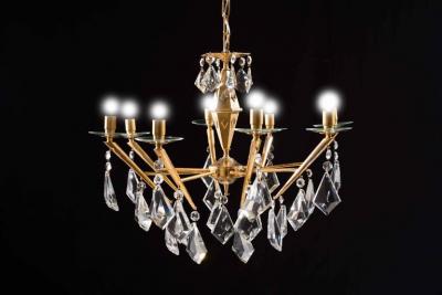 Pair of Italian Chandelier Sciolari Style 1980s