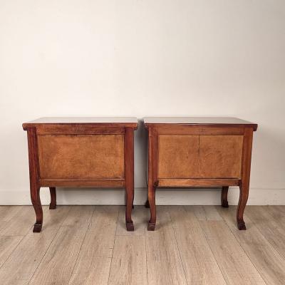 Pair of Italian Cherry Nightstands
