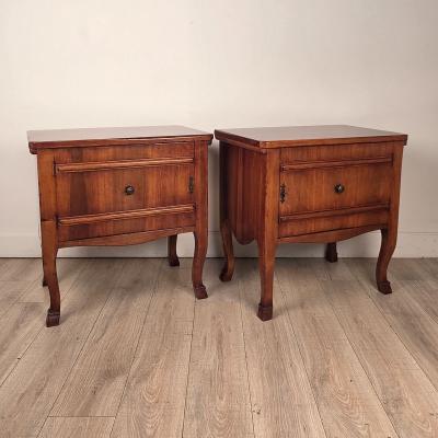 Pair of Italian Cherry Nightstands