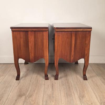 Pair of Italian Cherry Nightstands