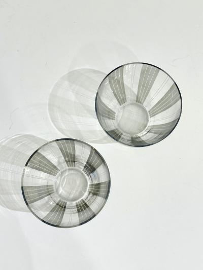 Pair of Italian Cocktail Glasses