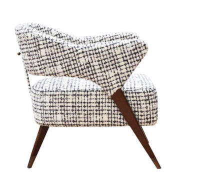 Pair of Italian Design Monique Armchair Midcentury Style