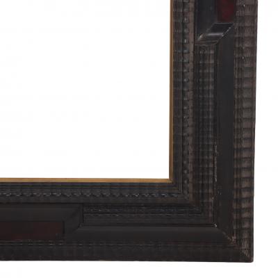 Pair of Italian Ebonized Frames in the Dutch Style C 1940
