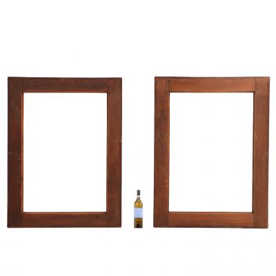 Pair of Italian Ebonized Frames in the Dutch Style C 1940