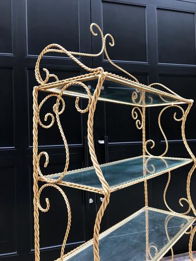 Pair of Italian Gilt Metal Rope and Tassel tag res