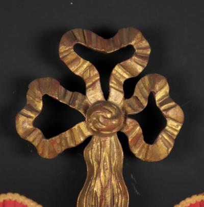 Pair of Italian Giltwood tole Sconces Circa 1880