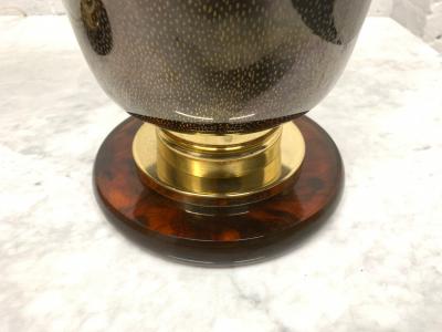 Pair of Italian Glass Lamps