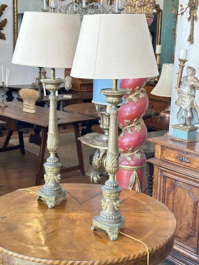 Pair of Italian Lamps Circa 1910