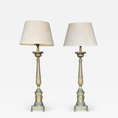 Pair of Italian Lamps Circa 1910