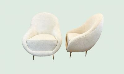 Pair of Italian Lounge Chairs