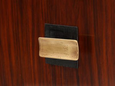 Pair of Italian Macassar Ebony Bedside Cabinets Italy circa 1960