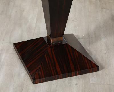 Pair of Italian Macassar Ebony Pedestals Italy circa 1970