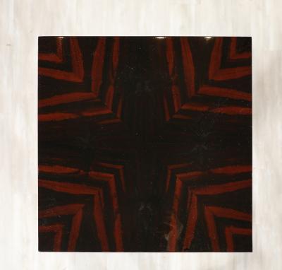 Pair of Italian Macassar Ebony Pedestals Italy circa 1970