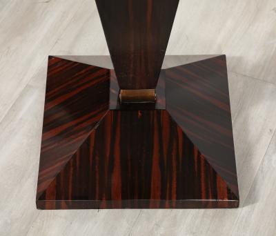 Pair of Italian Macassar Ebony Pedestals Italy circa 1970