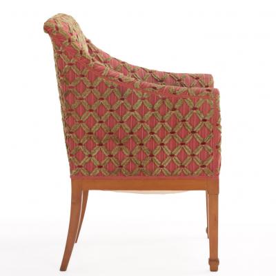 Pair of Italian Maple Armchairs C 1940
