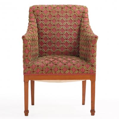 Pair of Italian Maple Armchairs C 1940