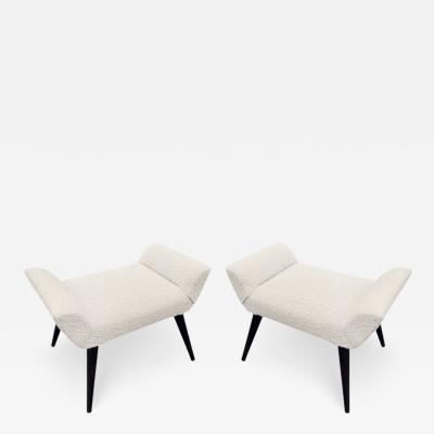 Pair of Italian Mid Century Benches