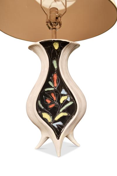 Pair of Italian Mid Century Ceramic Lamps