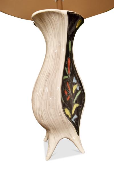 Pair of Italian Mid Century Ceramic Lamps