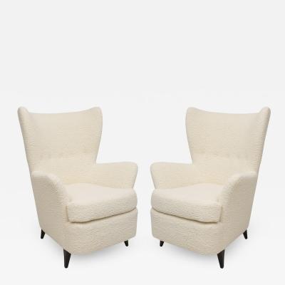 Pair of Italian Mid Century Modern Lounge Chairs