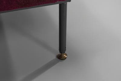 Pair of Italian Mid Century Upholstered Armchairs Italy 1960s