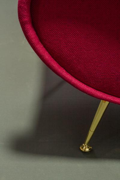 Pair of Italian Modern Lounge Chairs