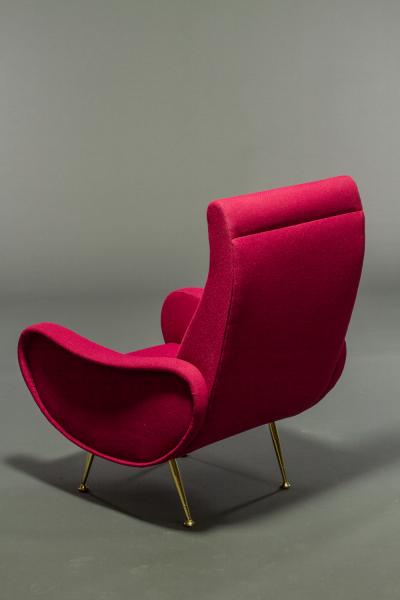 Pair of Italian Modern Lounge Chairs