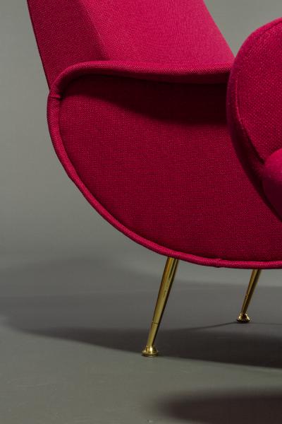 Pair of Italian Modern Lounge Chairs