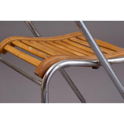 Pair of Italian Modernist Armchairs 1950s