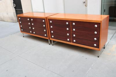 Pair of Italian Modernist Chest of Drawers