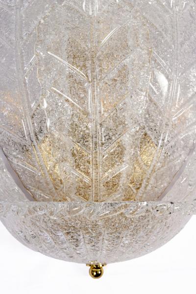 Pair of Italian Murano Glass Ninfea Wall Sconces