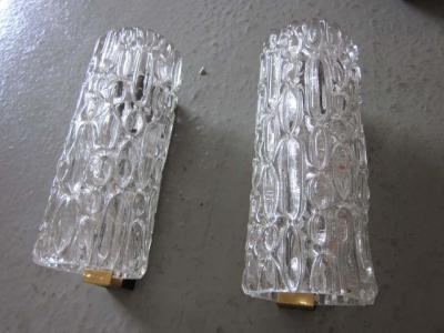 Pair of Italian Murano Glass Sconces