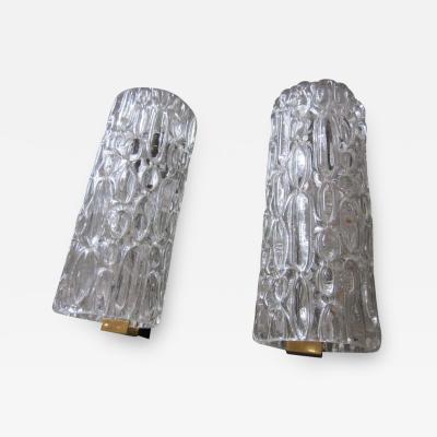 Pair of Italian Murano Glass Sconces