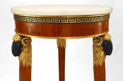 Pair of Italian Neo Classic Fruitwood Pedestals