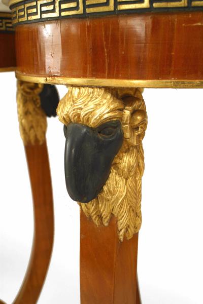 Pair of Italian Neo Classic Fruitwood Pedestals