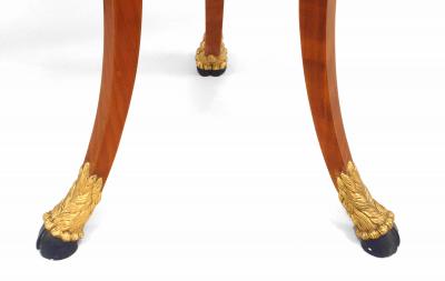 Pair of Italian Neo Classic Fruitwood Pedestals